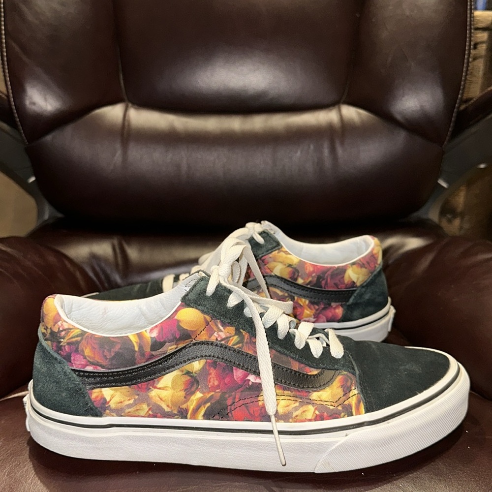 Vans Old Skool Floral & Stripe Shoes